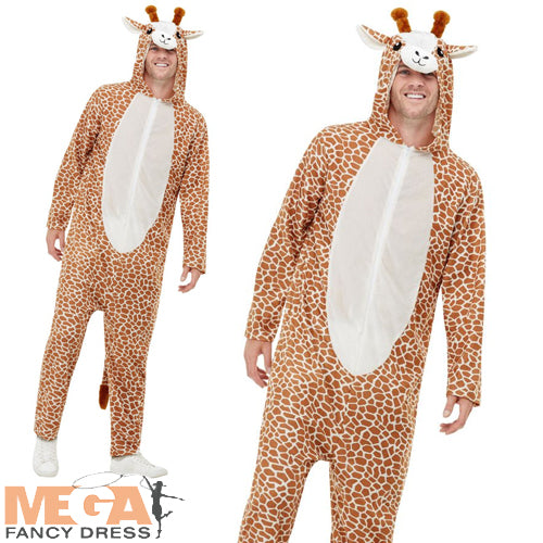 Adults Giraffe Zoo Safari Fancy Dress Costume