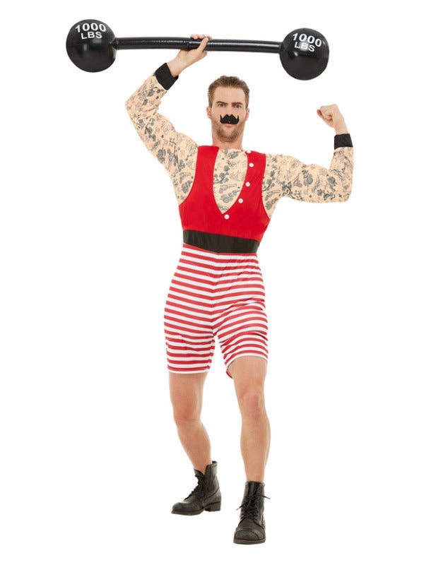 Men's Deluxe Strongman Greatest Showman Circus Act Costume