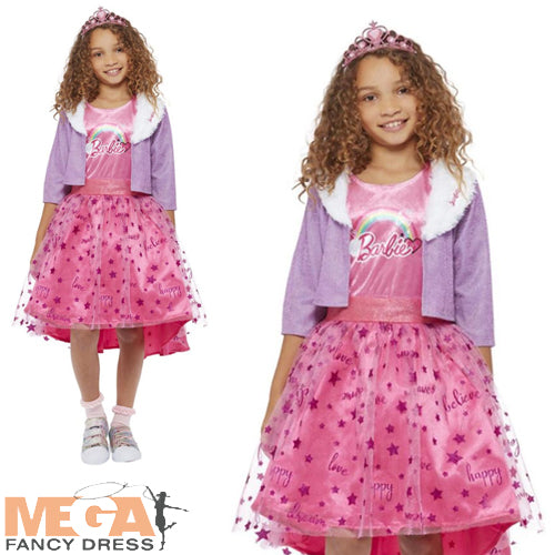 Girls Barbie Princess Adventures Book Day Costume