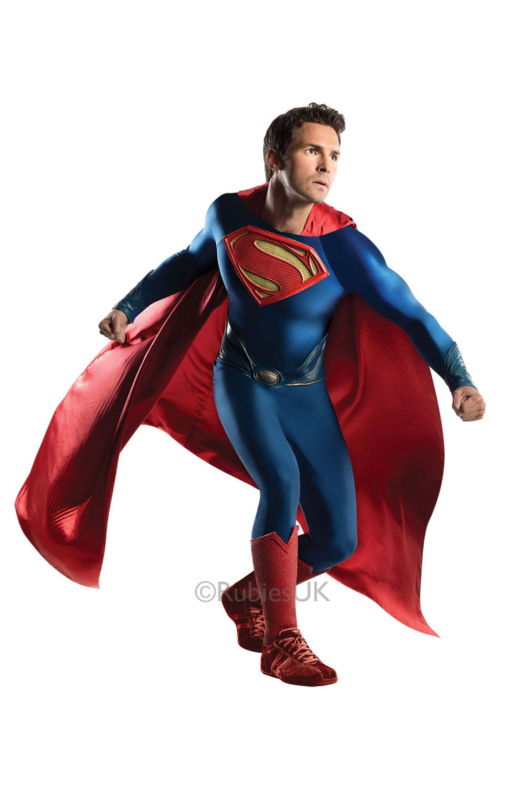 Grand Heritage Man of Steel Superman Costume - Deluxe Official Licensed Outfit