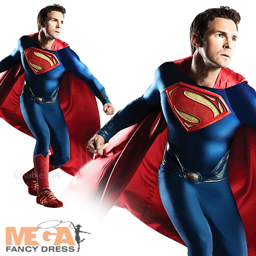 Grand Heritage Man of Steel Superman Costume - Deluxe Official Licensed Outfit