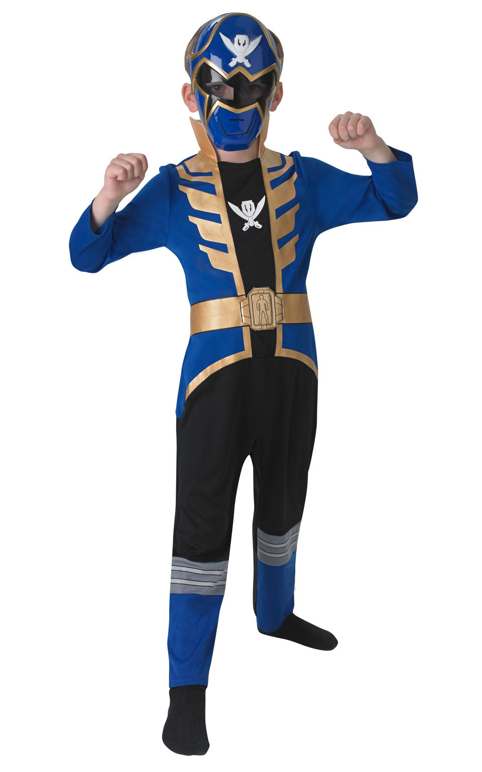 Blue Super Mega Force Costume Superhero Outfit