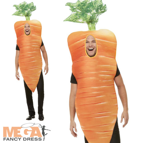 Adult Christmas Carrot Festive Food Vegetable Costume