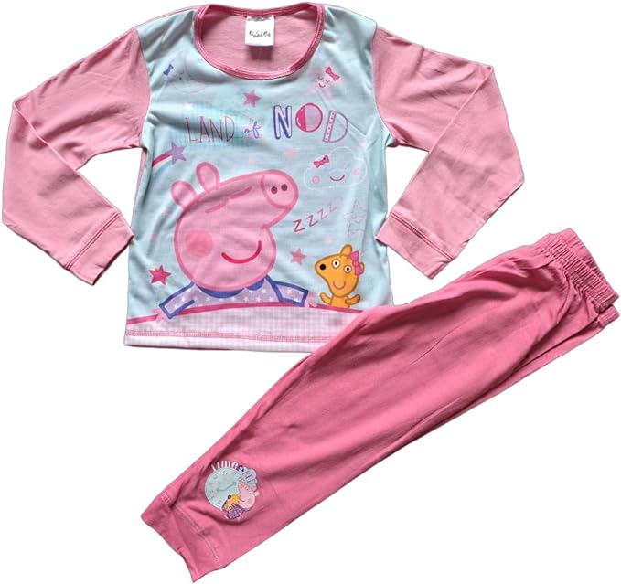 Official Peppa Pig Kids Character Pyjamas