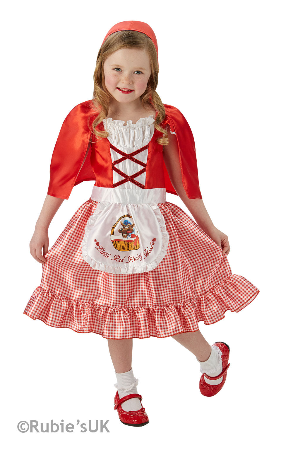 Girls Red Riding Hood Fairytale Fancy Dress
