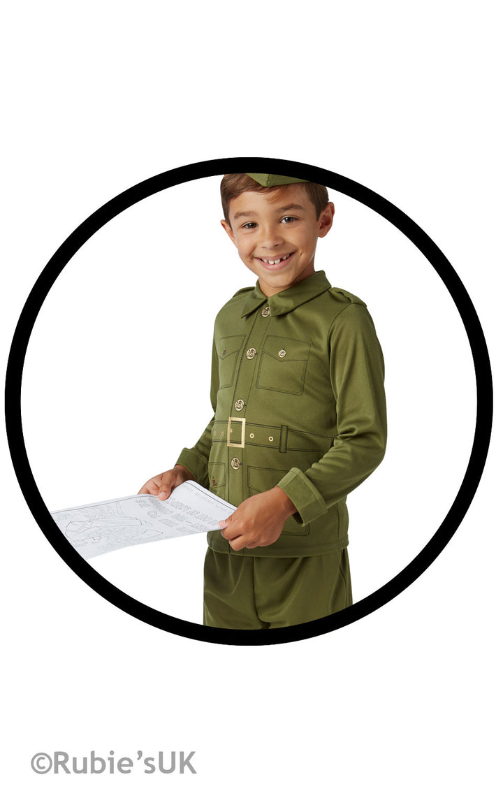 Kids WW2 Soldier Costume