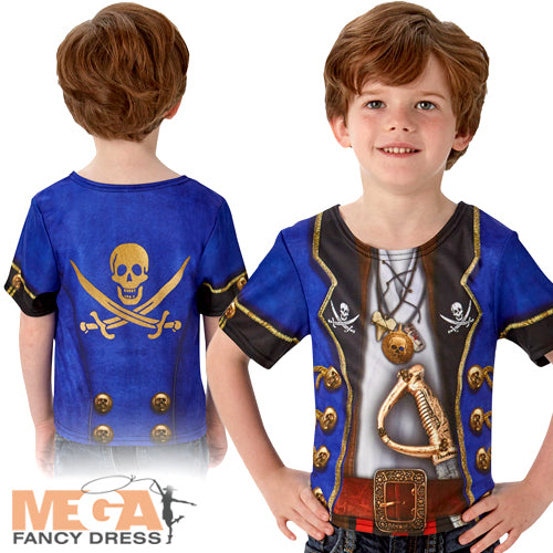 Boys Pirate Buccaneer Book Day Costume Shirt
