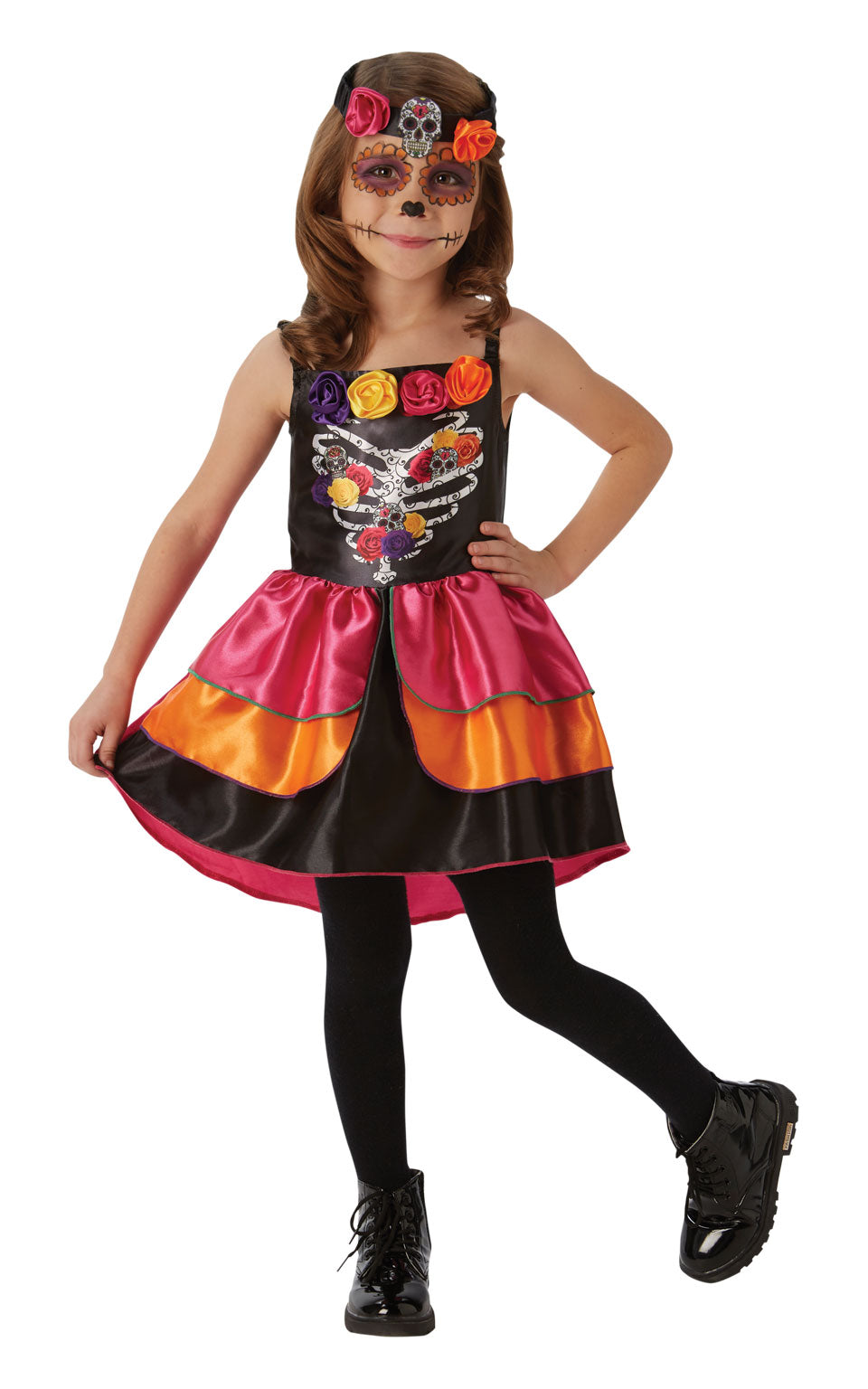 Sugar Skull Kids Halloween Costume