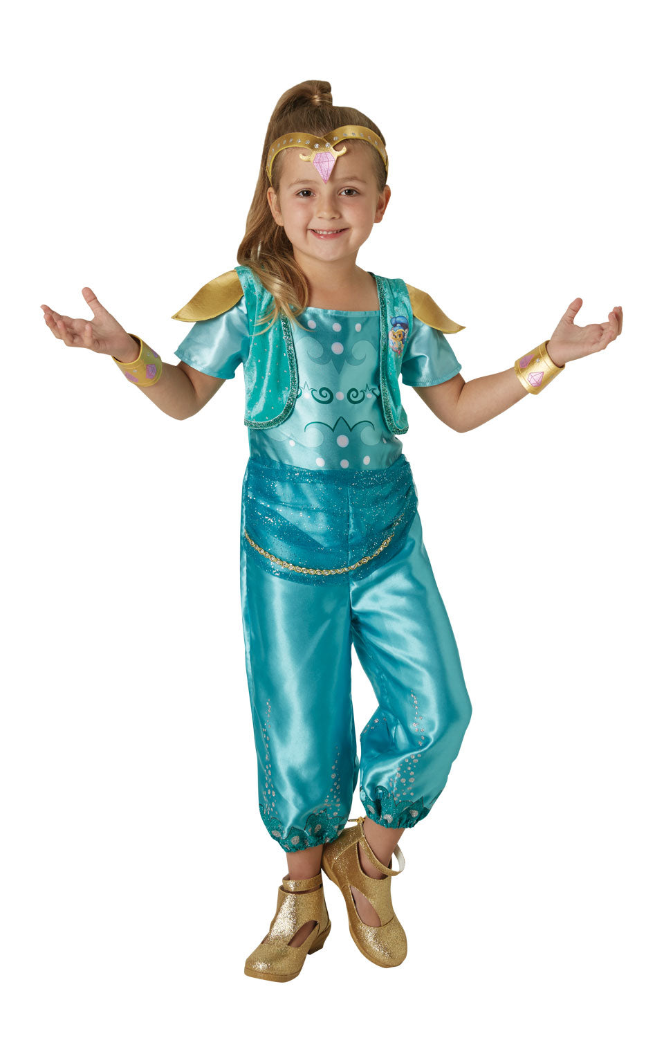Girls Shimmer & Shine Arabian Nights Genie Costume