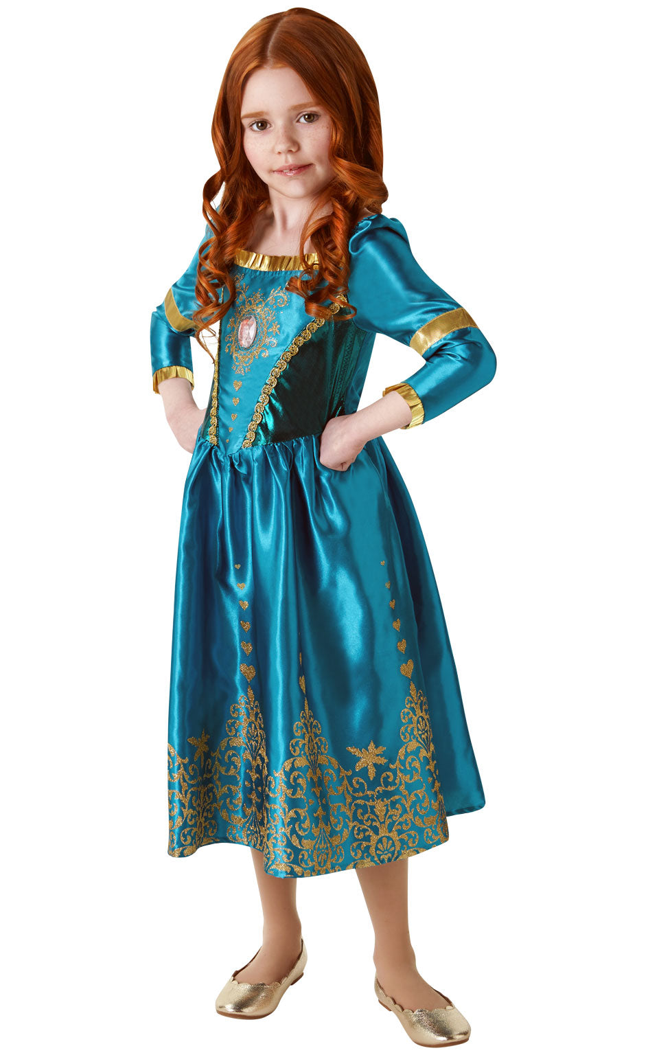 Brave's Gem Princess Merida Girls Costume