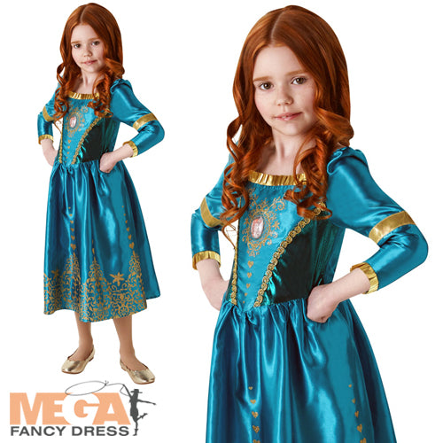 Brave's Gem Princess Merida Girls Costume