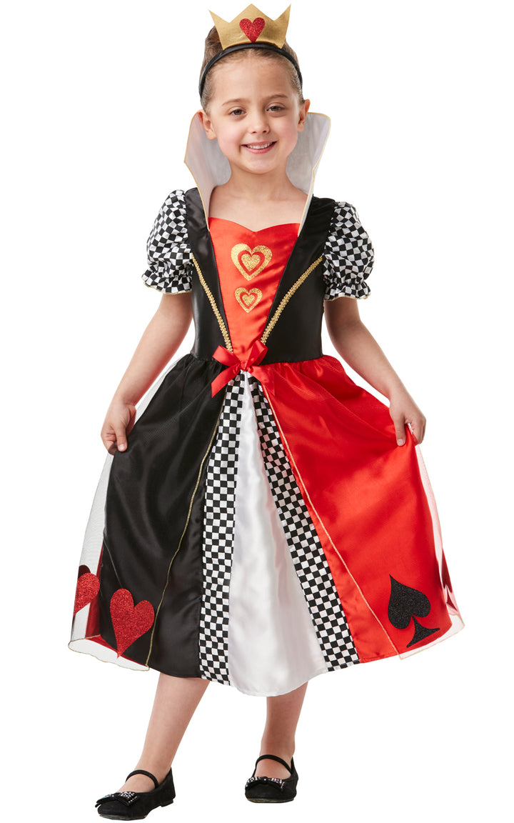 Girls Queen of Hearts Costume Fancy Dress