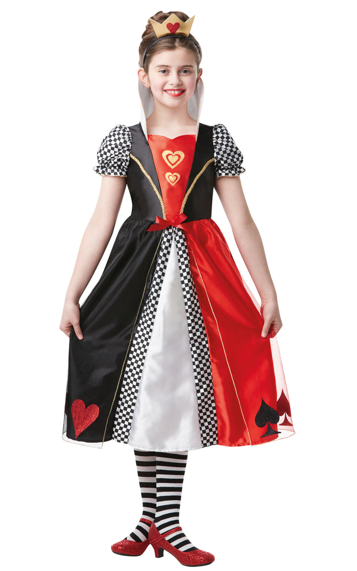 Girls Queen of Hearts Costume Fancy Dress