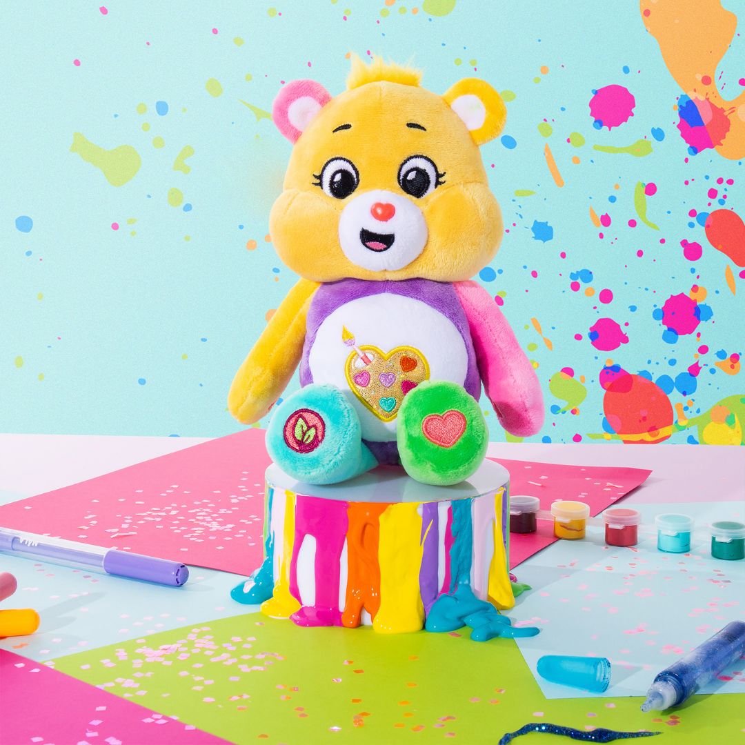 Official 22cm Glitter Heartsong Care Bear