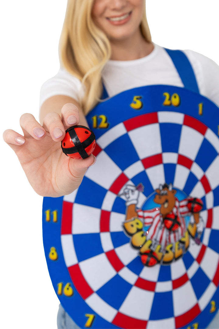 Licensed Bullseye Dartboard Adults 1980s Fancy Dress Costumes,