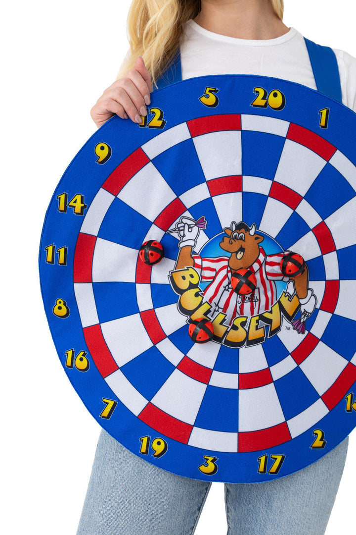 Licensed Bullseye Dartboard Adults 1980s Fancy Dress Costumes,