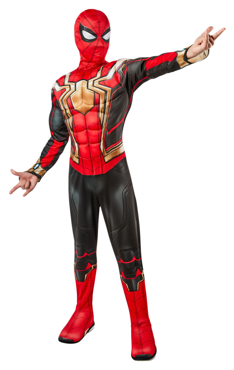 Superhero Kids Iron Spider Man No Way Home Deluxe Costume