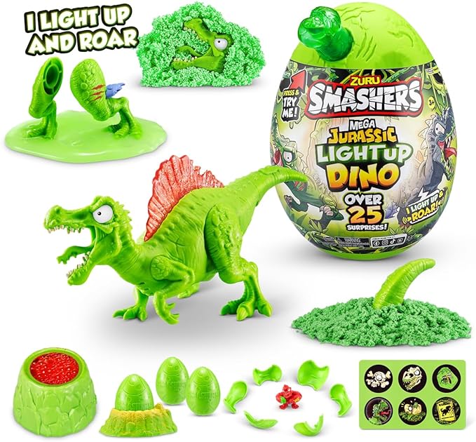 Smashers Mega Jurassic Light Up Dino Egg