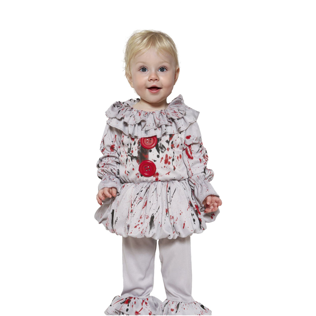 Toddler Pennywise Bad Clown Halloween Fancy Dress Costume