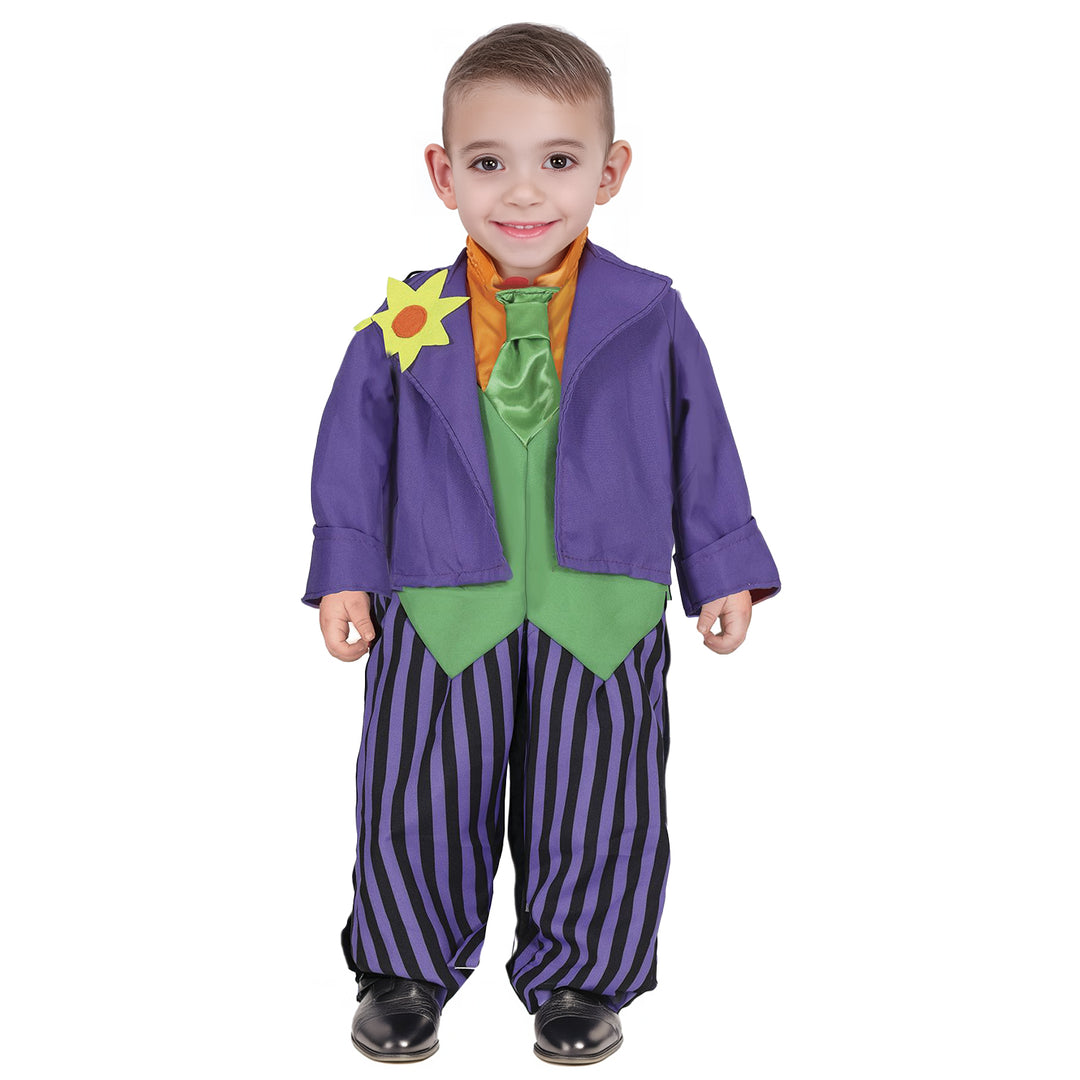 Toddler Joker Halloween Movie Kids Fancy Dress Costume