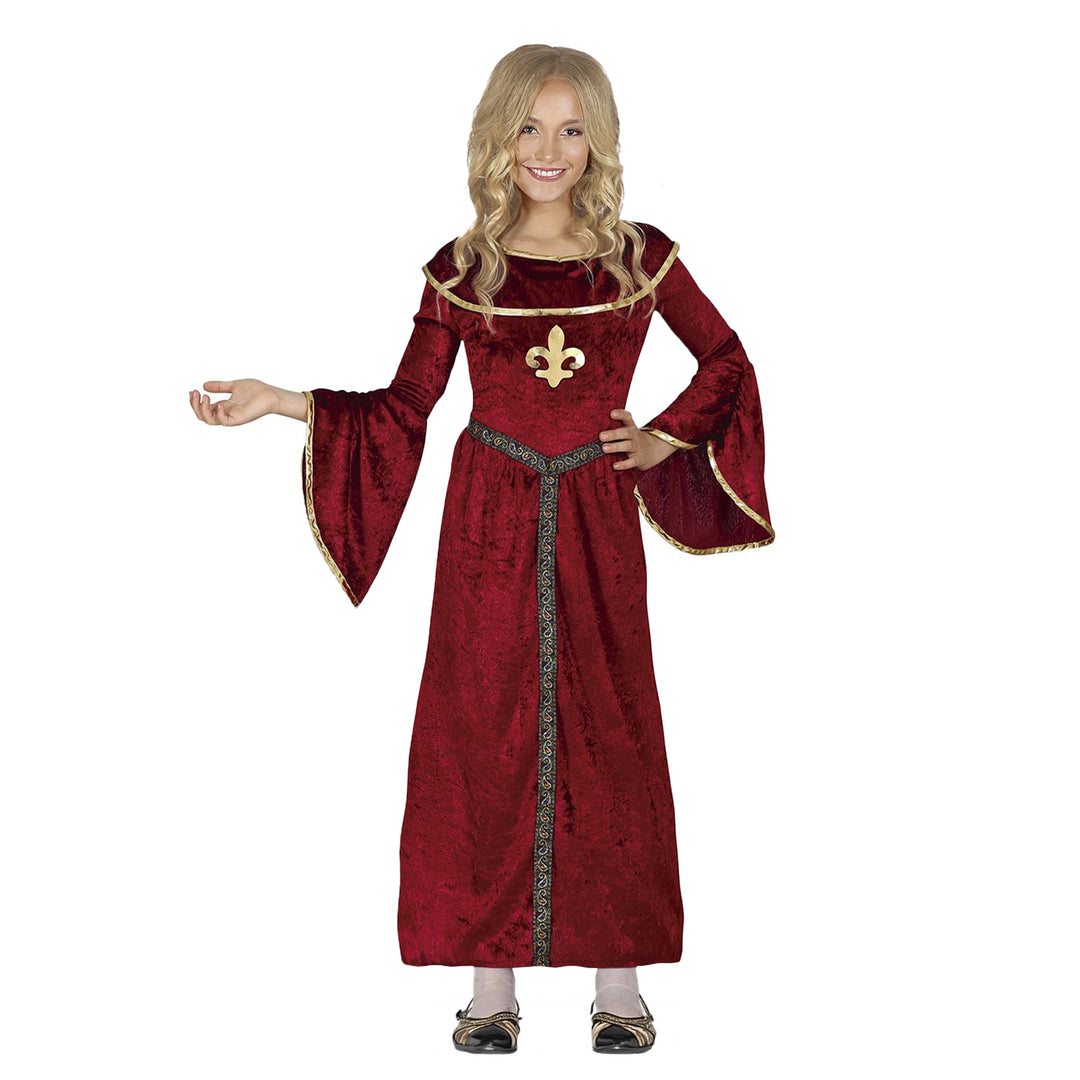 Girls Medieval Princess Book Day Fancy Dress Costume