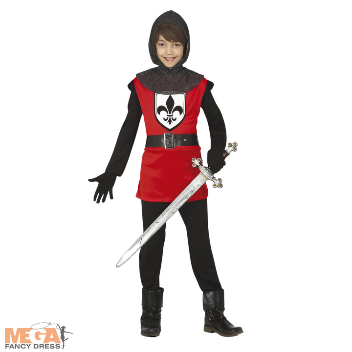 Boys Medieval Knight Book Day Fancy Dress Costume