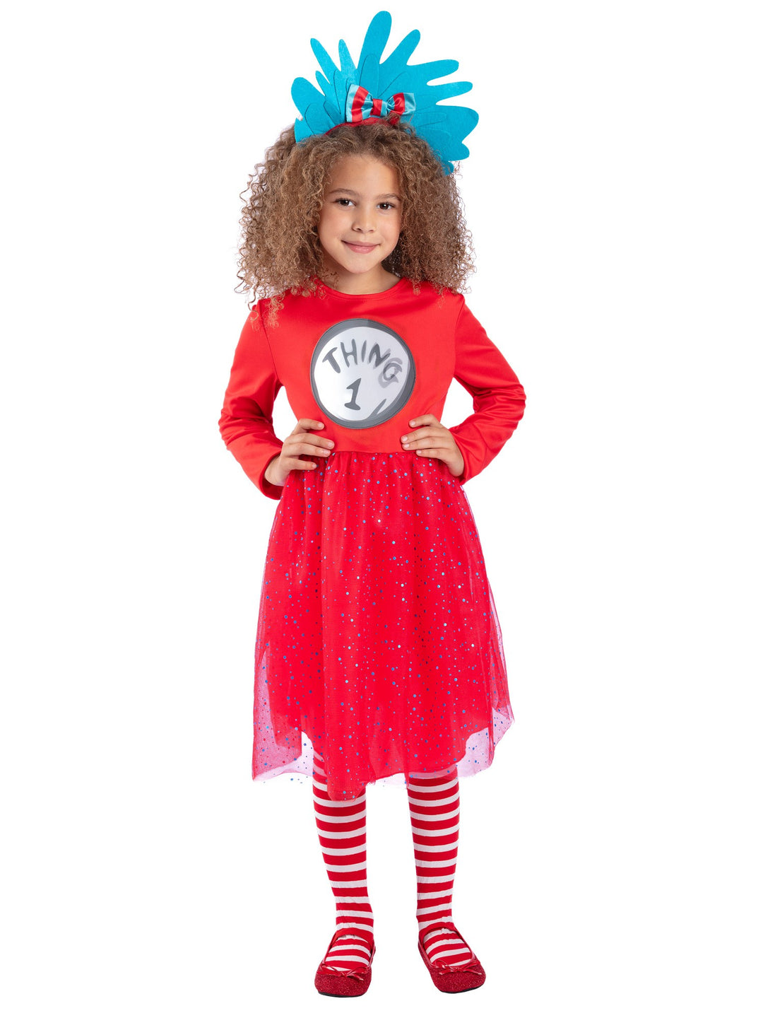 Licensed Dr Seuss Thing 1 and Thing 2 Book Day Costume