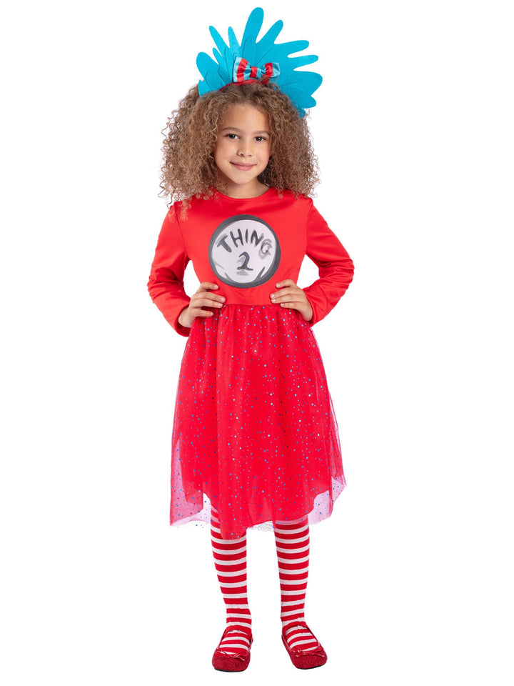 Licensed Dr Seuss Thing 1 and Thing 2 Book Day Costume
