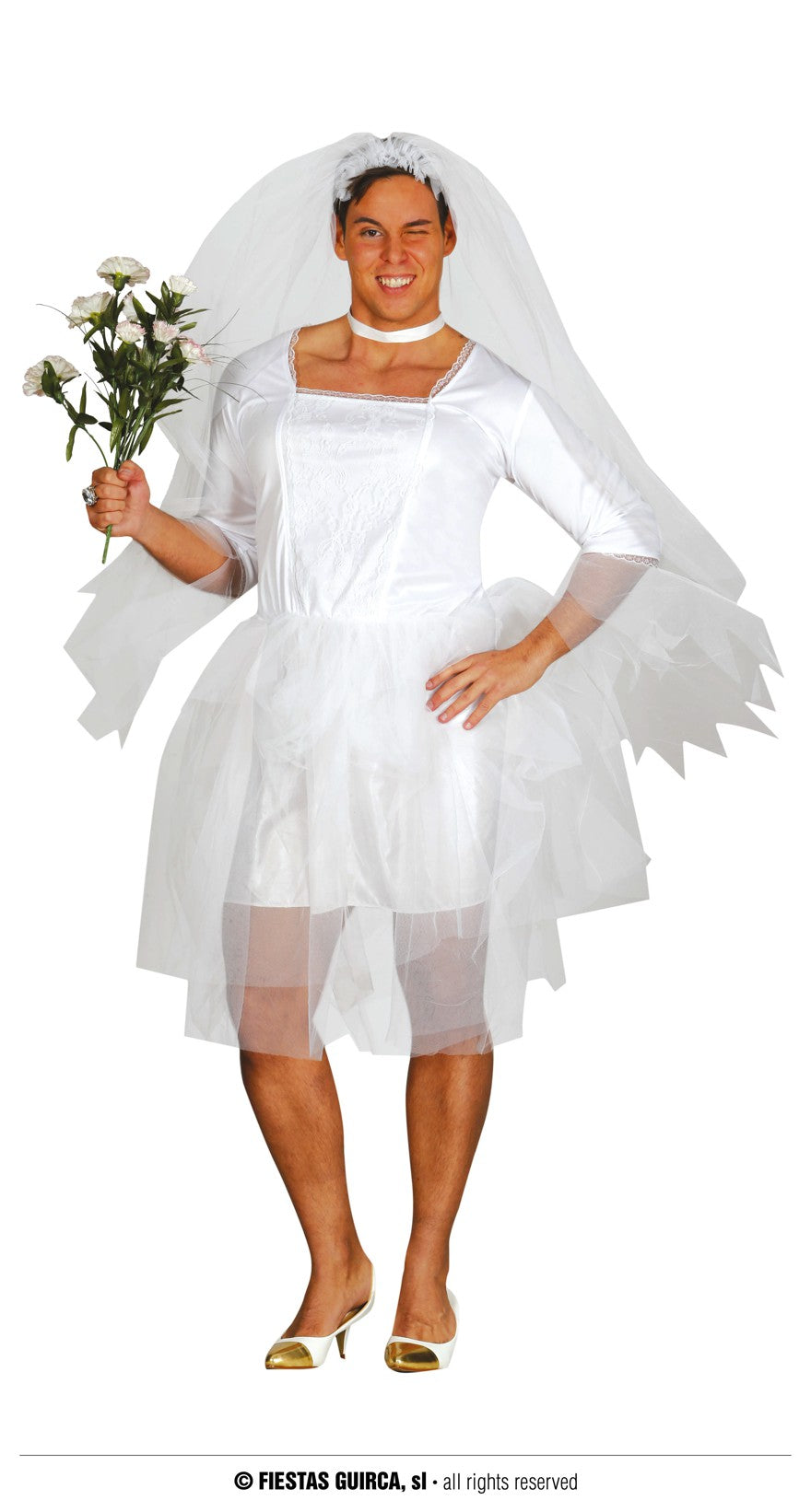 Male Bride Mens Stag Do Novelty Wedding Adults Funny Fancy Dress