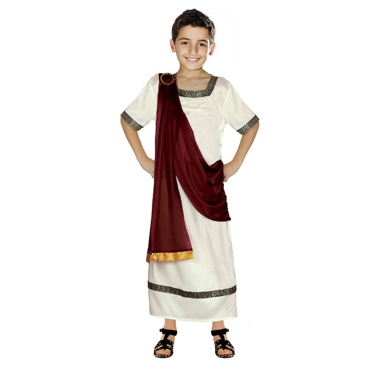 Boys Roman Caesar Emperor King Greek Toga Fancy Dress