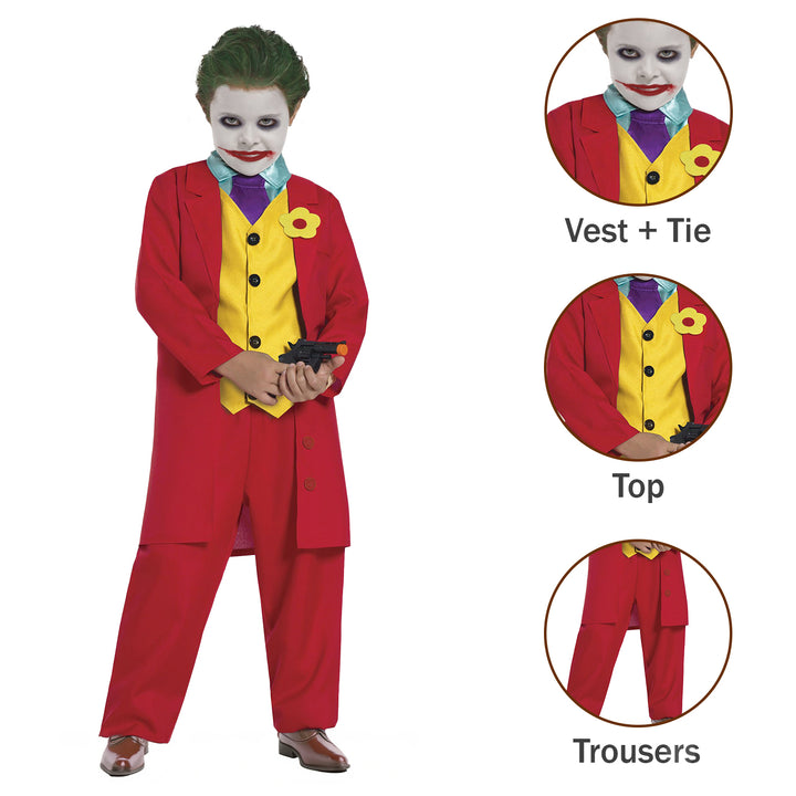 Boys Mr Smile Costume