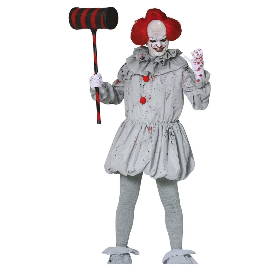 Mens Pennywise Inspired Halloween Fancy Dress Costume