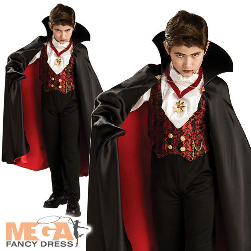 Deluxe Transylvanian Vampire Boys Costume