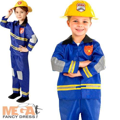 Firefighter Kids Costume