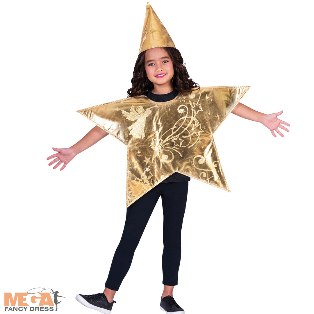 Christmas Star Costume for Kids Holiday Outfit