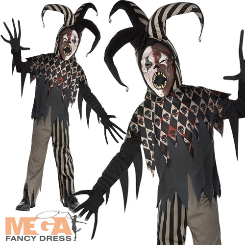 Twisted Jester Boys Costume