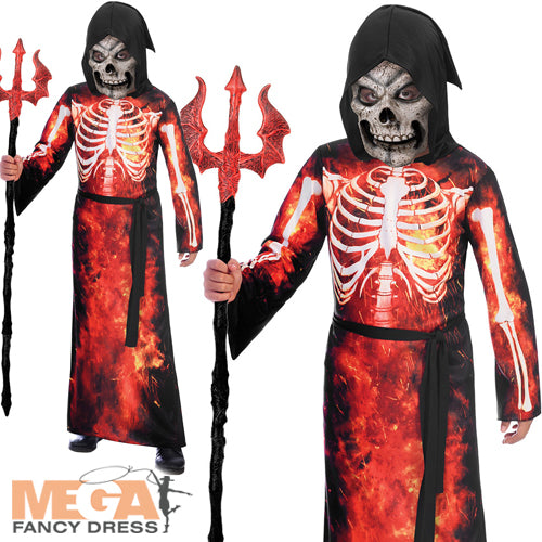 Fire Reaper Boys Costume