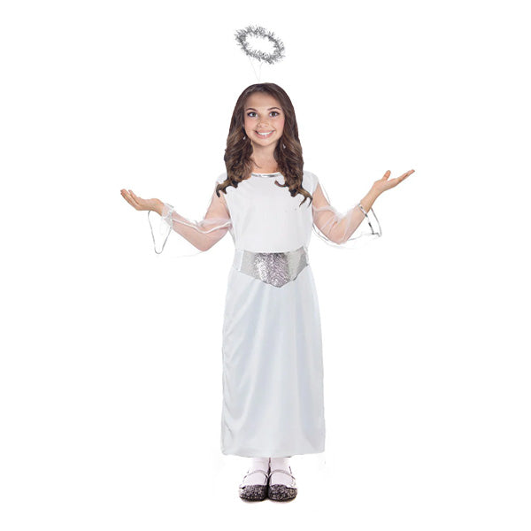 Kids Nativity Angel Fancy Dress Christmas Costumes