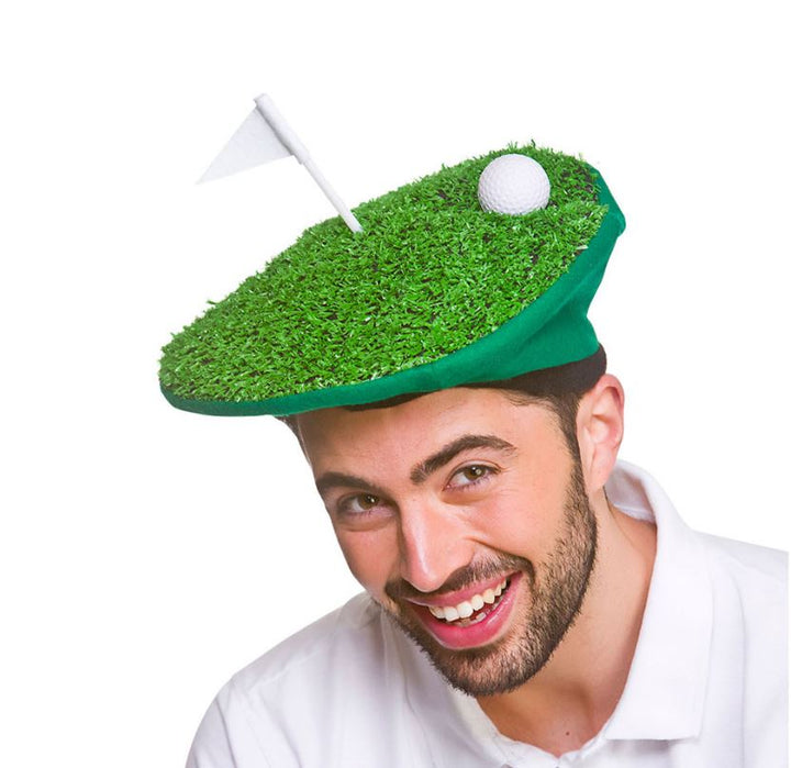 Mens Ladies Crazy Golf Hat Golfing Costume Accessory