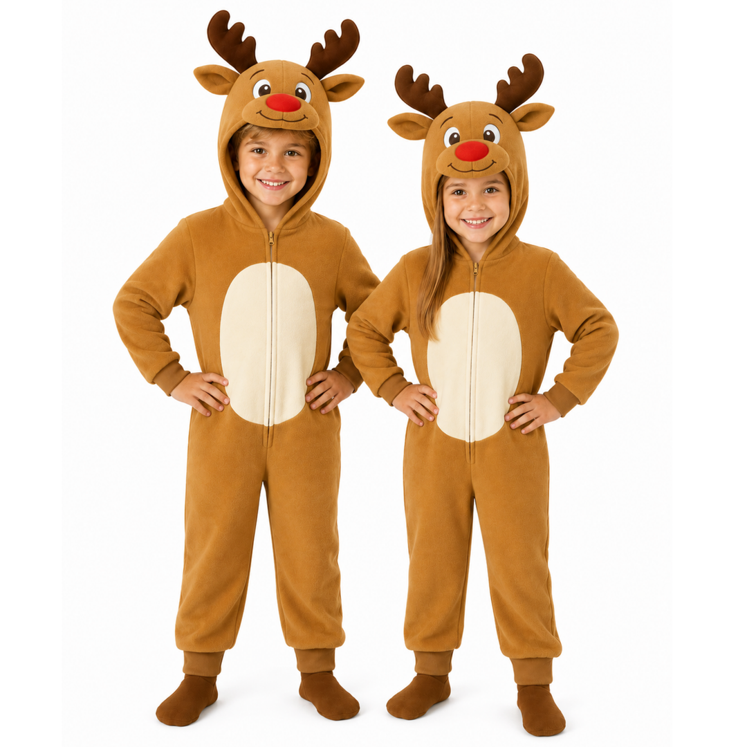 Kids Reindeer Christmas Nativity Animal Costume