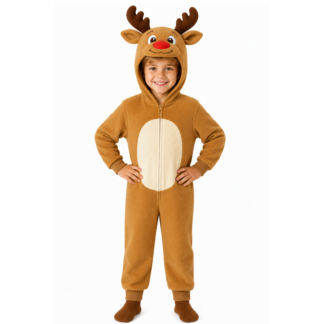Kids Reindeer Christmas Nativity Animal Costume