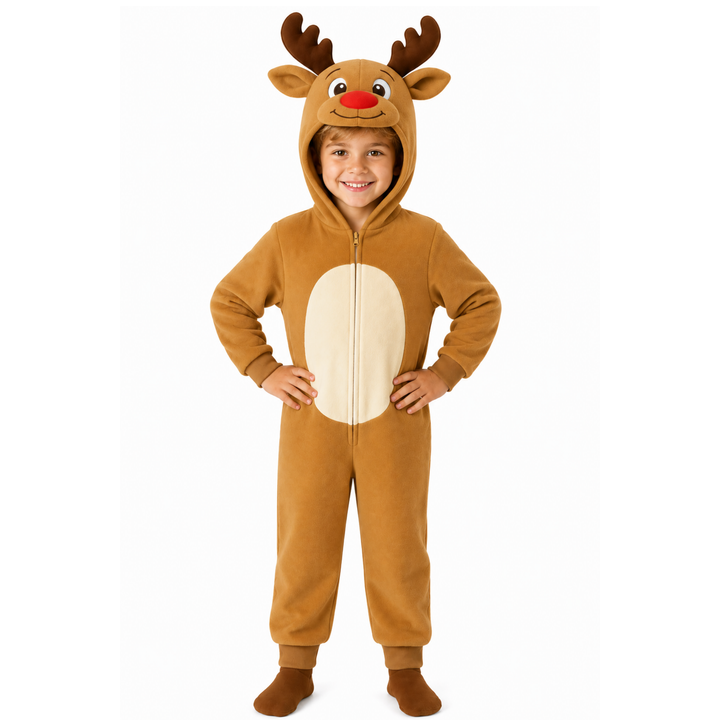 Kids Reindeer Christmas Nativity Animal Costume