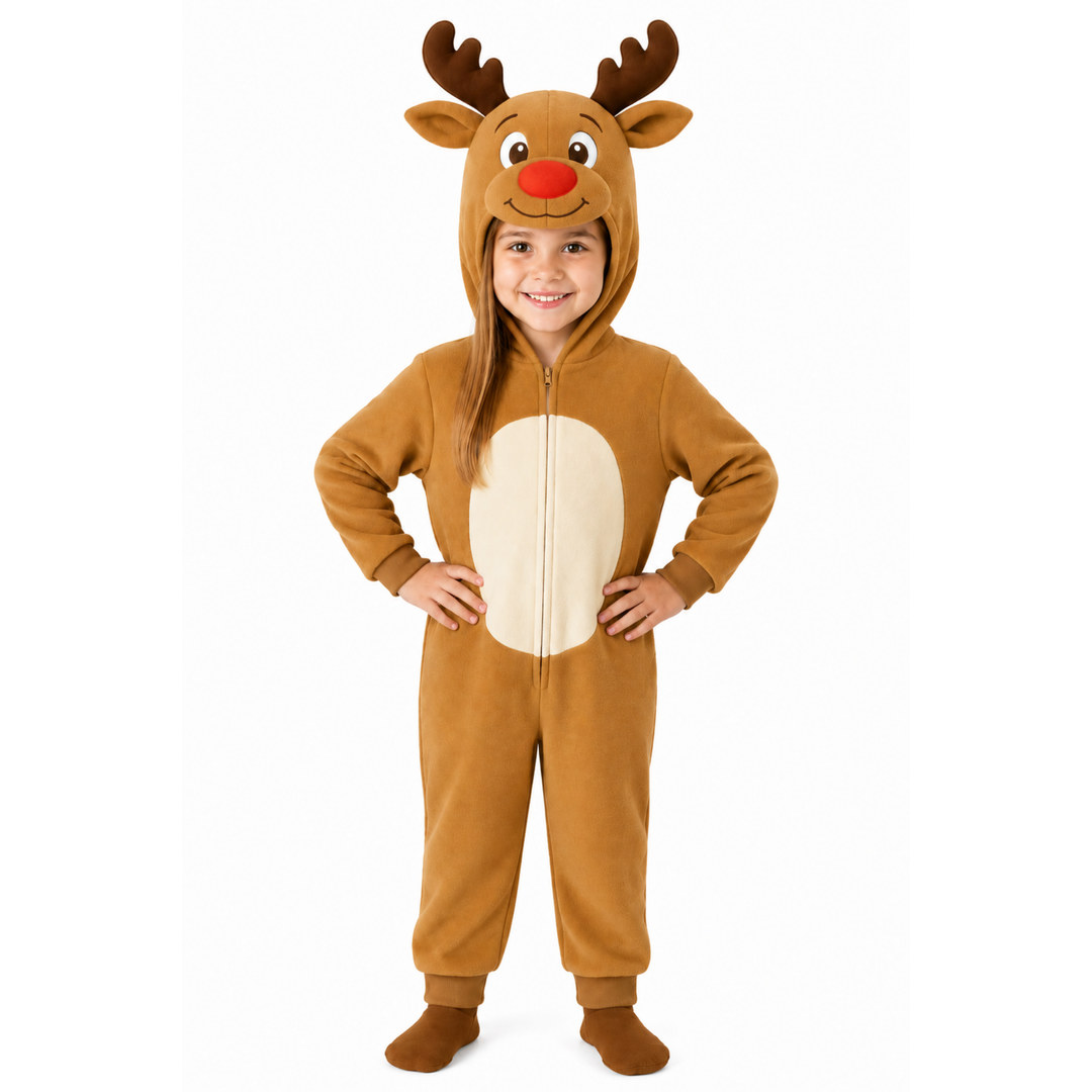 Kids Reindeer Christmas Nativity Animal Costume