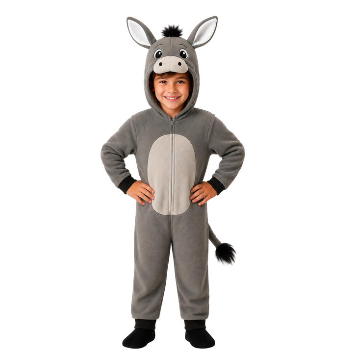 Kids Donkey Christmas Nativity Animal Costume
