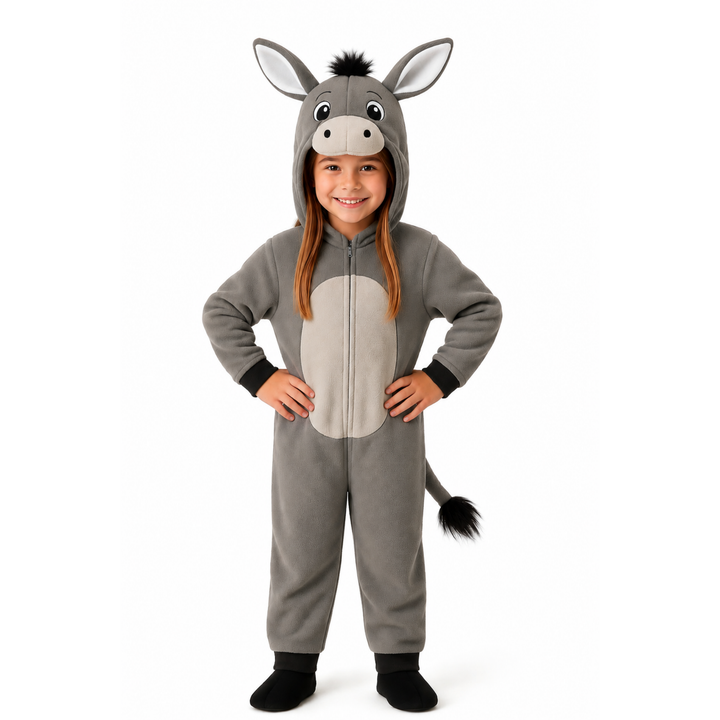 Kids Donkey Christmas Nativity Animal Costume