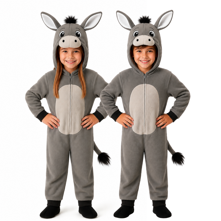 Kids Donkey Christmas Nativity Animal Costume