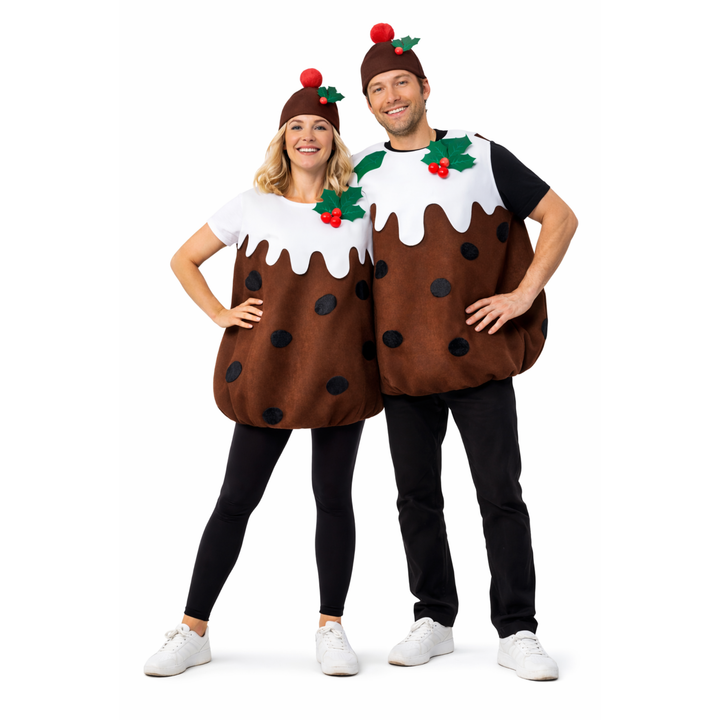 Adults Christmas Pudding Fancy Dress Costume