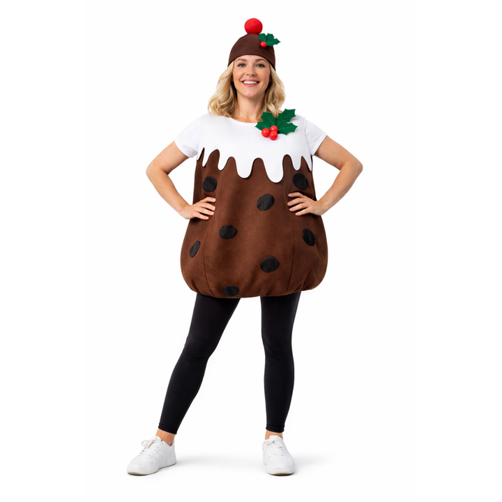 Adults Christmas Pudding Fancy Dress Costume