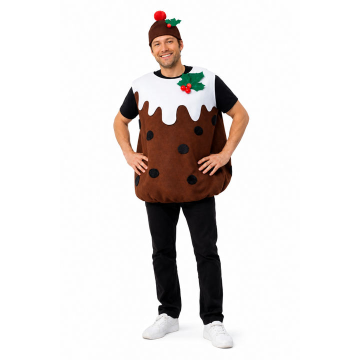 Adults Christmas Pudding Fancy Dress Costume