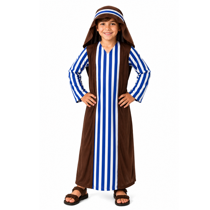 Boys Joseph Kids Nativity Fancy Dress Costume